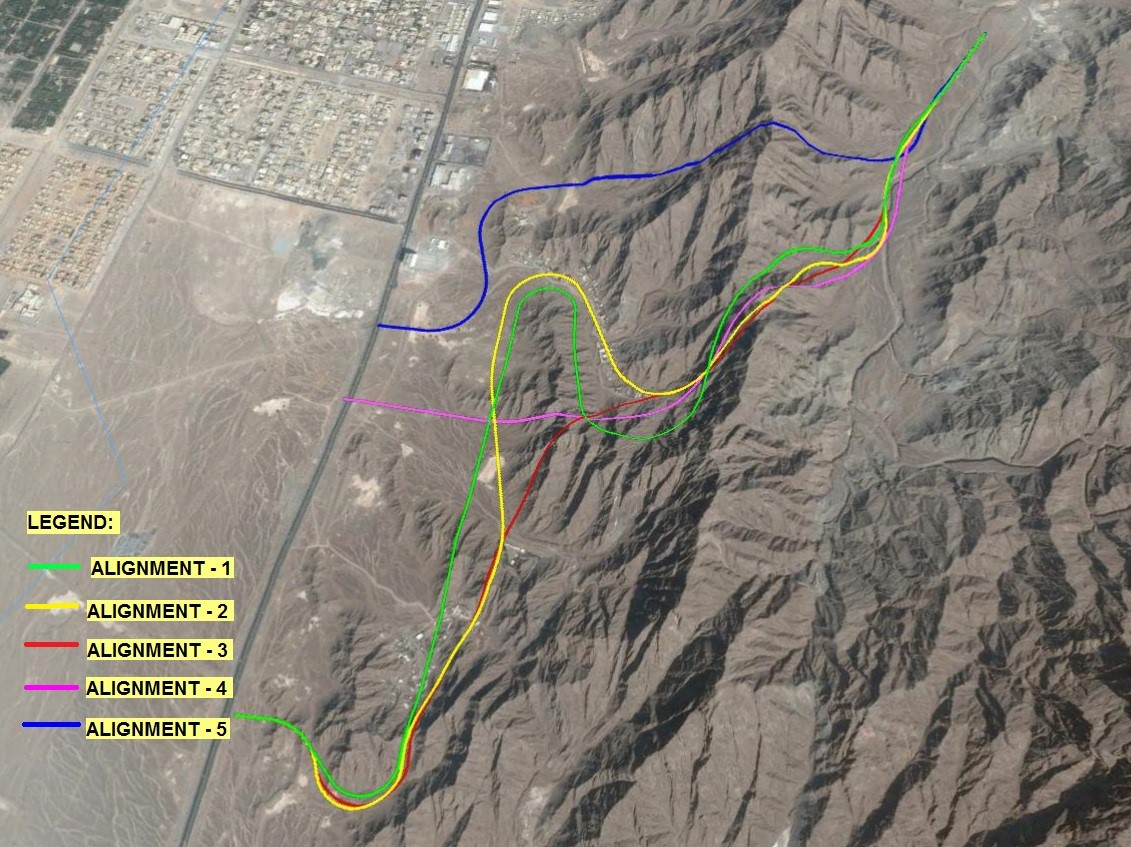 Two Way One Lane Road, Dibba – Fujairah